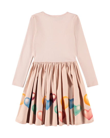 kids atelier molo Pink Colorful Hearts Casie Dress