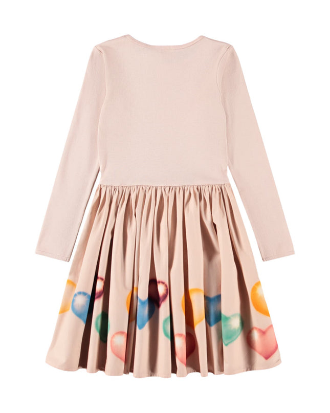 kids atelier molo Pink Colorful Hearts Casie Dress