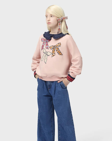 Kids atelier Molo Chunky Bow Marika Sweatshirt