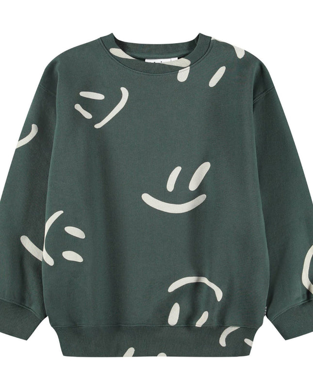 kids atelier Molo Monti Big Smiles Taxus Sweatshirt