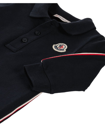Navy Logo Romper