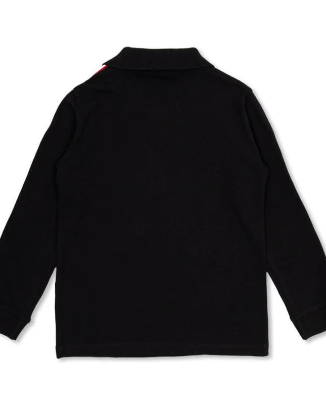 Navy Long Sleeve Polo