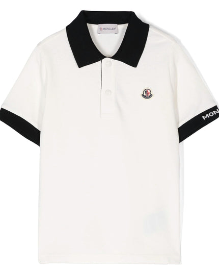 White Cotton Polo Shirt