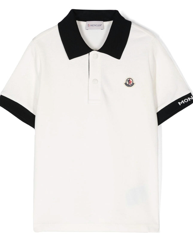 White Cotton Polo Shirt