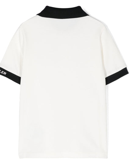 White Cotton Polo Shirt