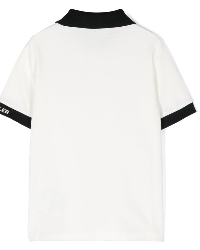 White Cotton Polo Shirt