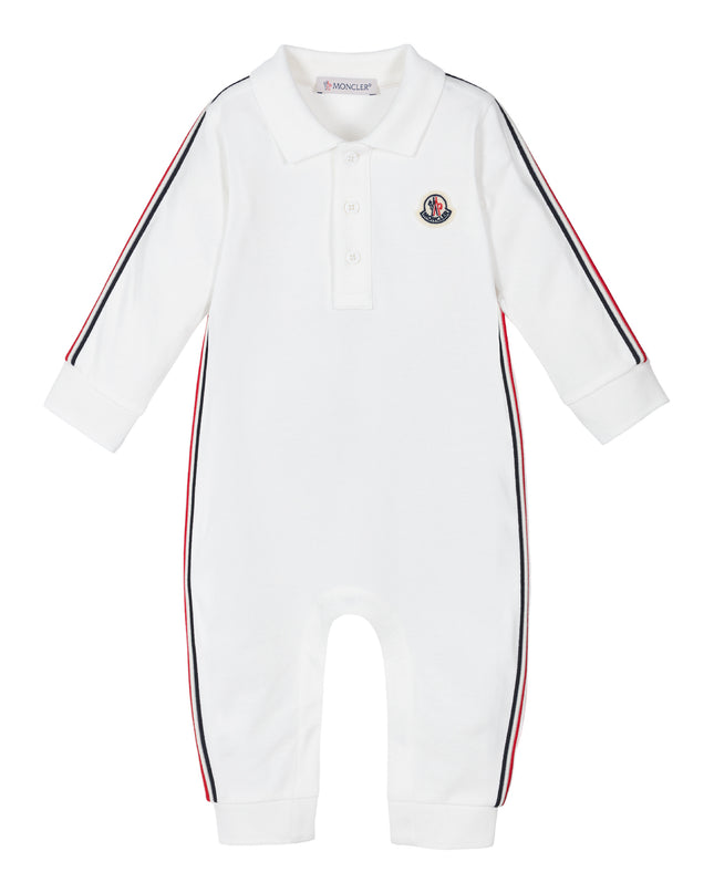 White Logo Romper