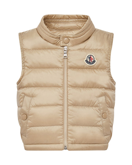 kids atelier moncler Beige Amaury Down Gilet