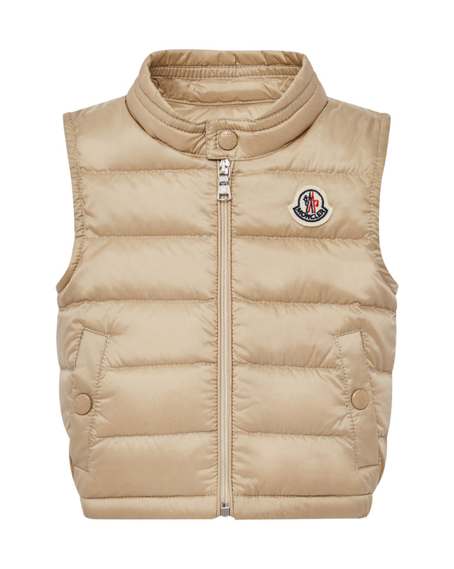 kids atelier moncler Beige Amaury Down Gilet