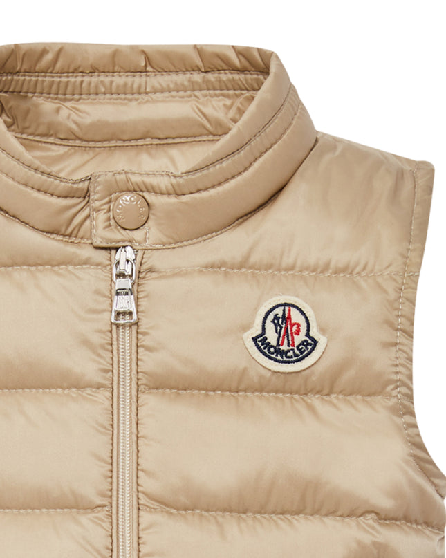 kids atelier moncler Beige Amaury Down Gilet