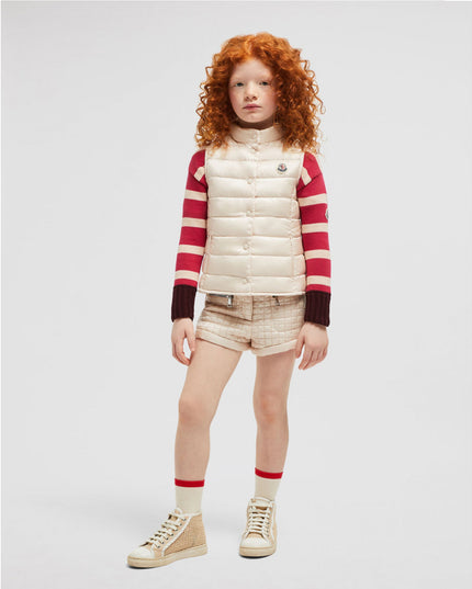 kids atelier moncler Light Pink Liane Packable Down Vest