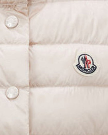 kids atelier moncler Light Pink Liane Packable Down Vest