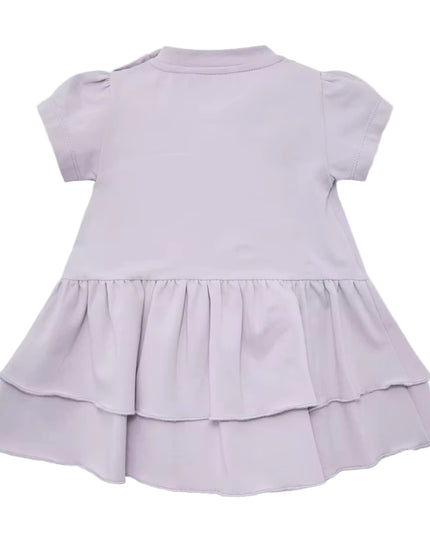 kids atelier moncler Ruffle Cotton Dress
