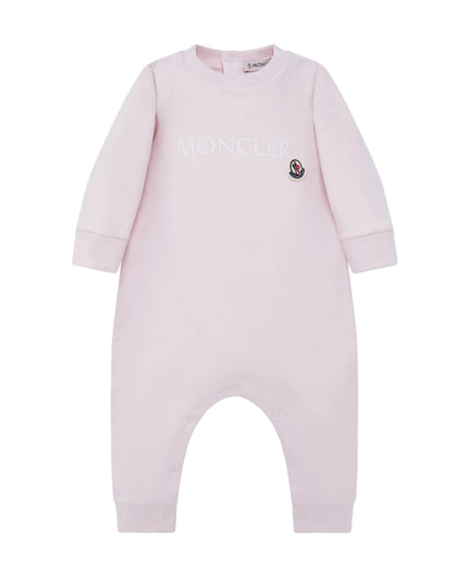 kids atelier moncler Logo Cotton Baby Grow