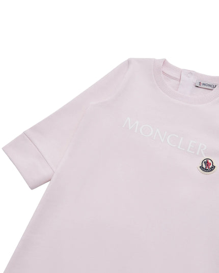 kids atelier moncler Logo Cotton Baby Grow