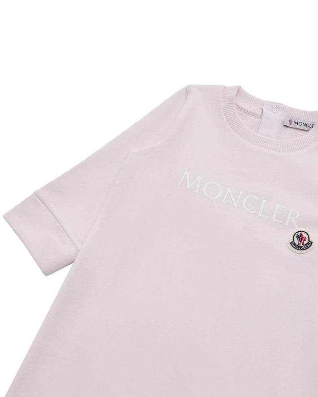 kids atelier moncler Logo Cotton Baby Grow