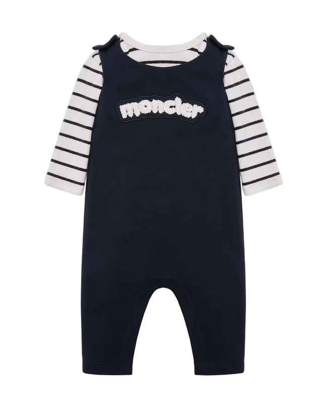 kids atelier moncler Striped Cotton Set
