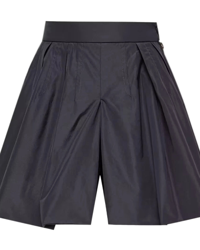 kids atelier Pleated Taffeta Shorts