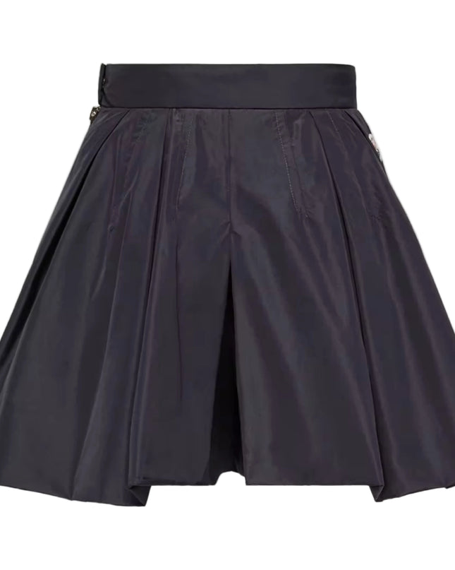 kids atelier Pleated Taffeta Shorts