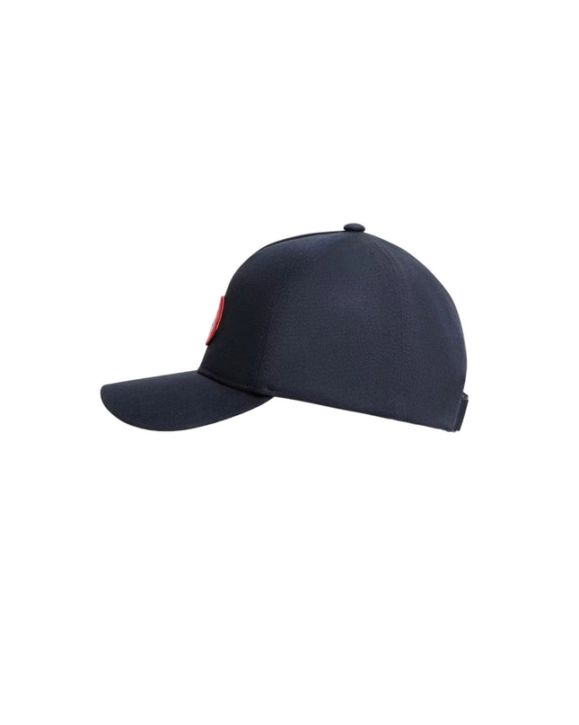 kids atelier moncler Tricolour Logo Cotton Baseball Cap