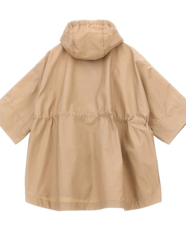 kids atelier moncler Beige Hooded Drawstring Jacket