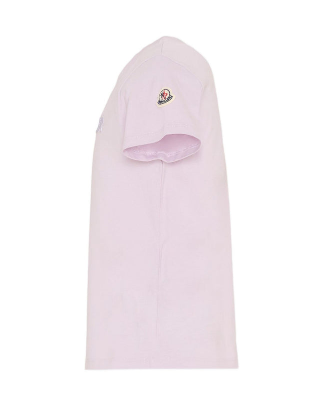 kids atelier moncler Girls Lilac Logo T-Shirt