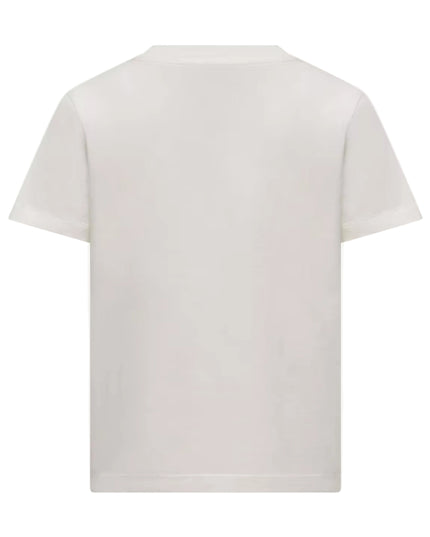 kids atelier moncler Kids White Logo T-Shirt