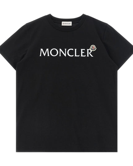 kids atelier moncler Kids Black Logo T-Shirt