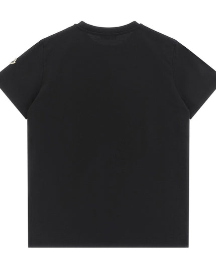 kids atelier moncler BLACK-SS T-SHIRT