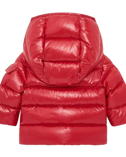 kids atelier moncler Medium Red Maya Padded Hooded Jacket