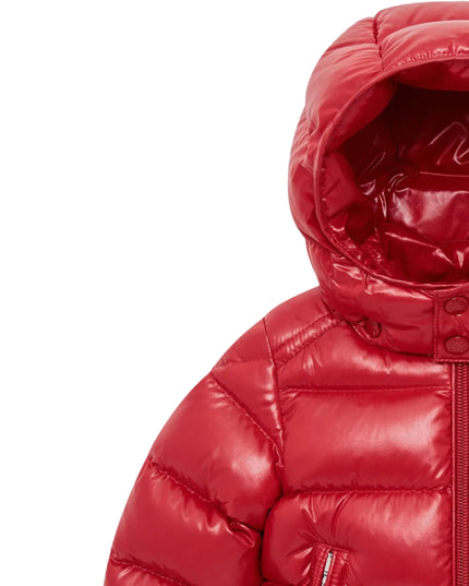 kids atelier moncler Medium Red Maya Padded Hooded Jacket