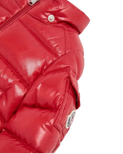 kids atelier moncler Medium Red Maya Padded Hooded Jacket