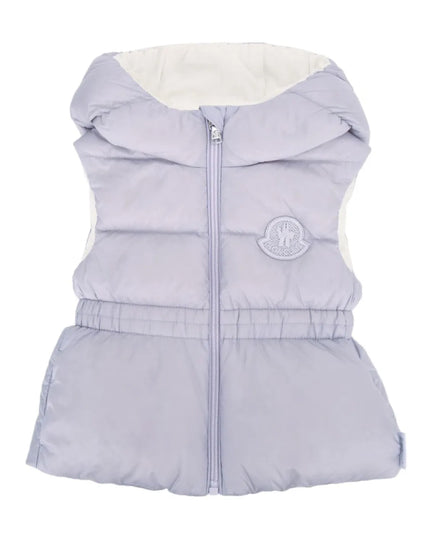 kids atelier moncler Light Purple Una Hooded Padded Jacket