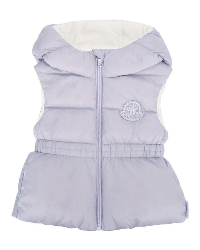 kids atelier moncler Light Purple Una Hooded Padded Jacket