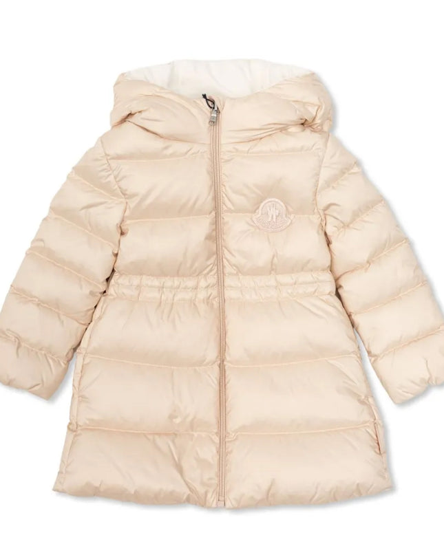 kids atelier moncler Light Pink Ylenia Long Down Parka Jacket