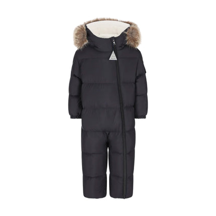 kids atelier moncler Navy Yorick Hooded Down Snowsuit