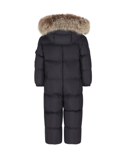 kids atelier moncler Navy Yorick Hooded Down Snowsuit