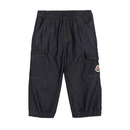 kids atelier moncler Dark Blue Cargo Pants