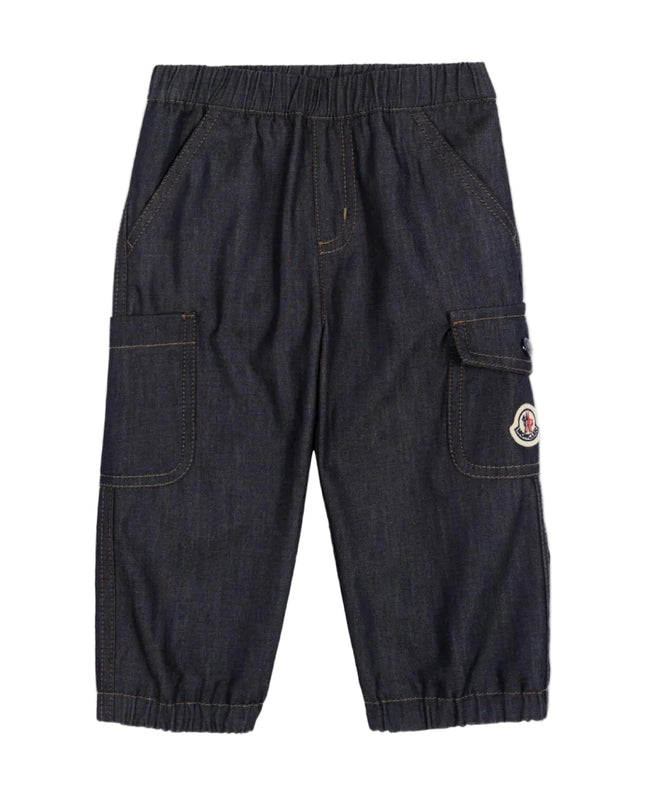 kids atelier moncler Dark Blue Cargo Pants
