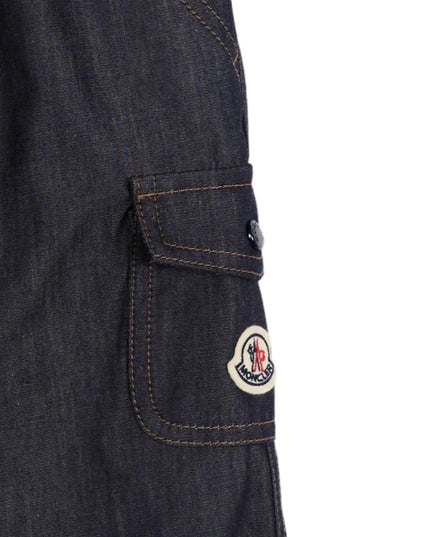 kids atelier moncler Dark Blue Cargo Pants