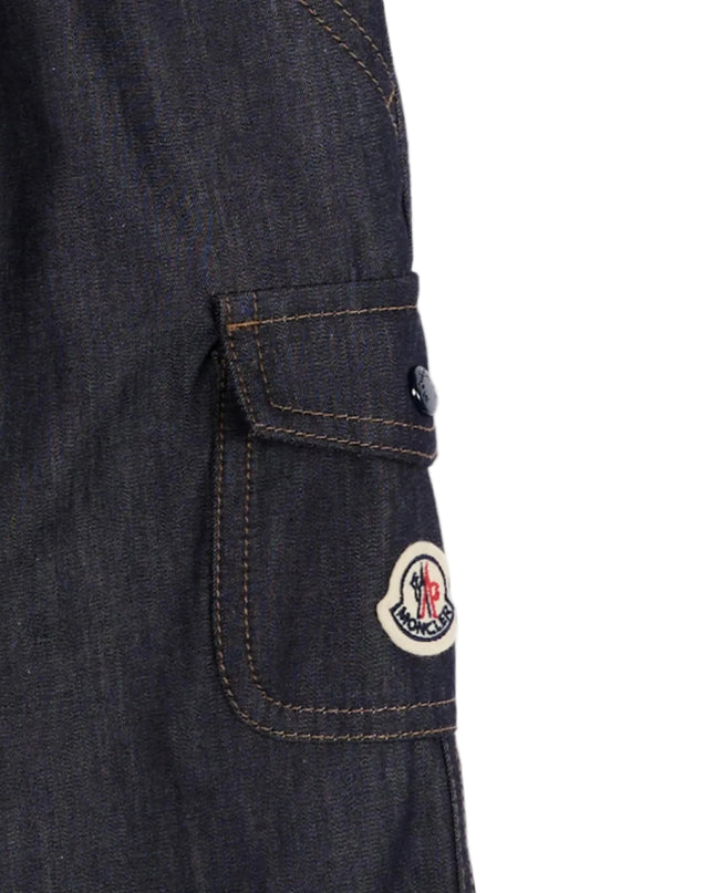 kids atelier moncler Dark Blue Cargo Pants