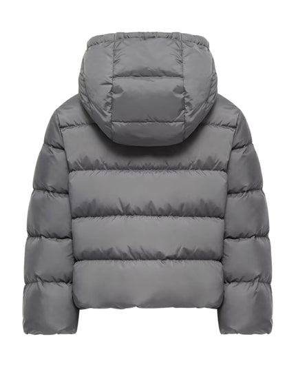 kids atelier moncler Dark Grey Xhante Water-Repellent Short Down Jacket