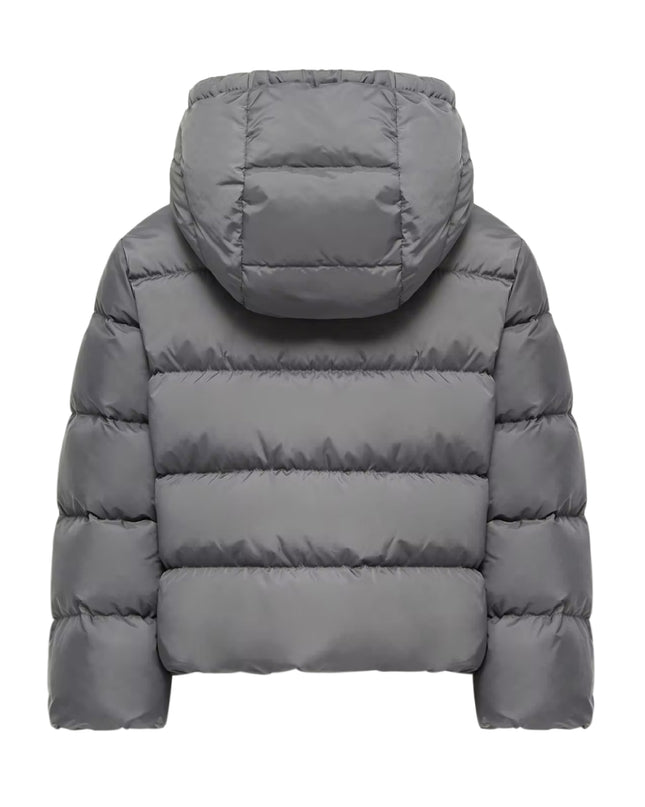 kids atelier moncler Dark Grey Xhante Water-Repellent Short Down Jacket