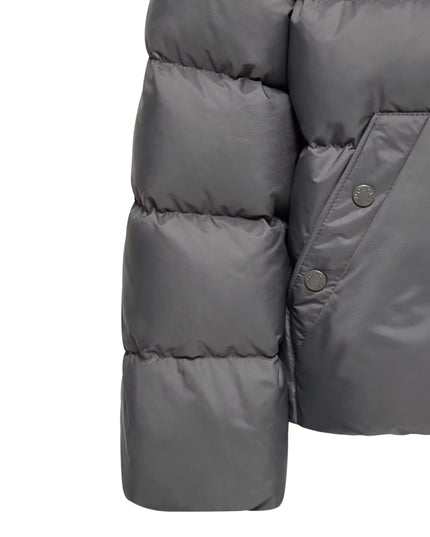 kids atelier moncler Dark Grey Xhante Water-Repellent Short Down Jacket