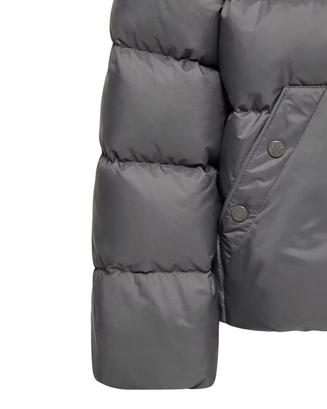 kids atelier moncler Dark Grey Xhante Water-Repellent Short Down Jacket