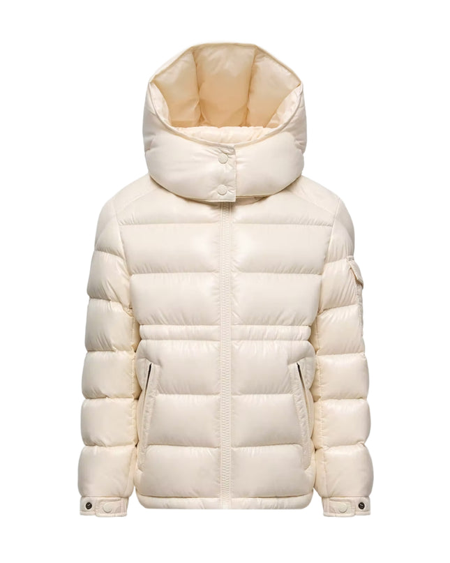 kids atelier moncler Beige Maire Hooded Down Jacket