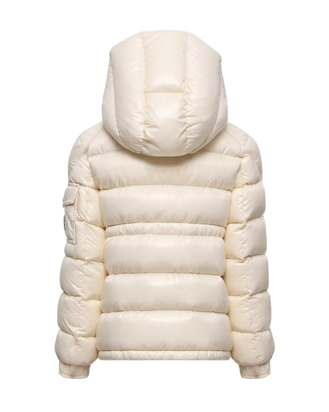 kids atelier moncler Beige Maire Hooded Down Jacket