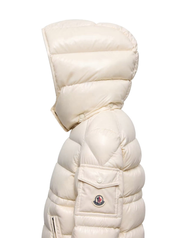 kids atelier moncler Beige Maire Hooded Down Jacket