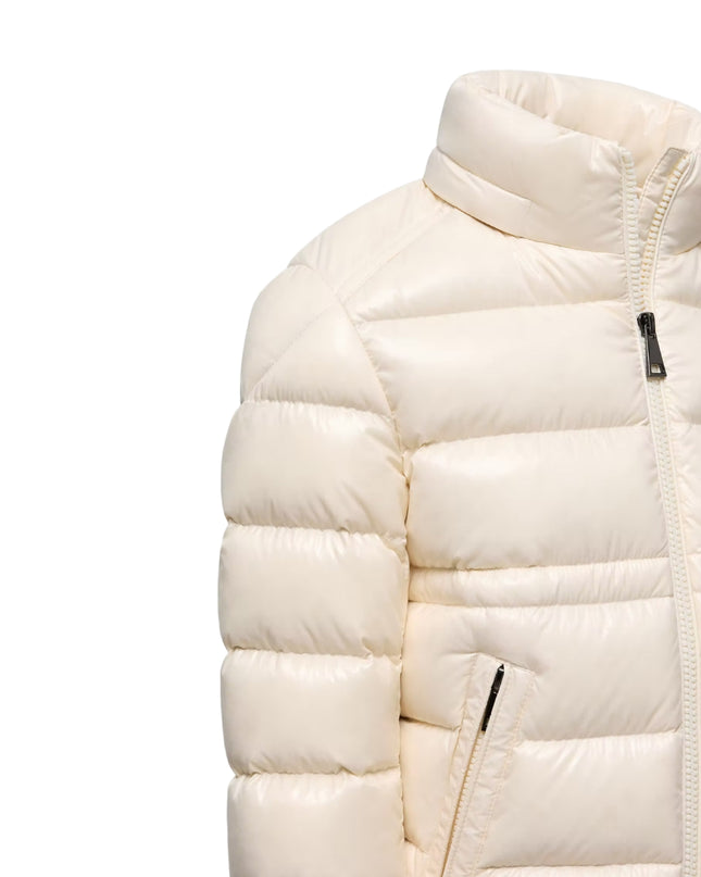 kids atelier moncler Beige Maire Hooded Down Jacket