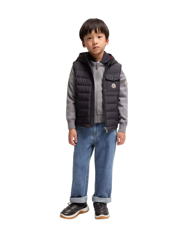 kids atelier moncler Navy Wystan Down Gilet